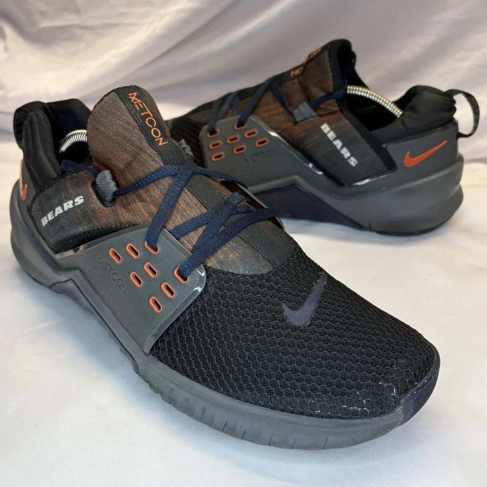 Nike Free Metcon 2 Chicago Bears Shoes Men's US 12 AQ8306 Gym Training Running